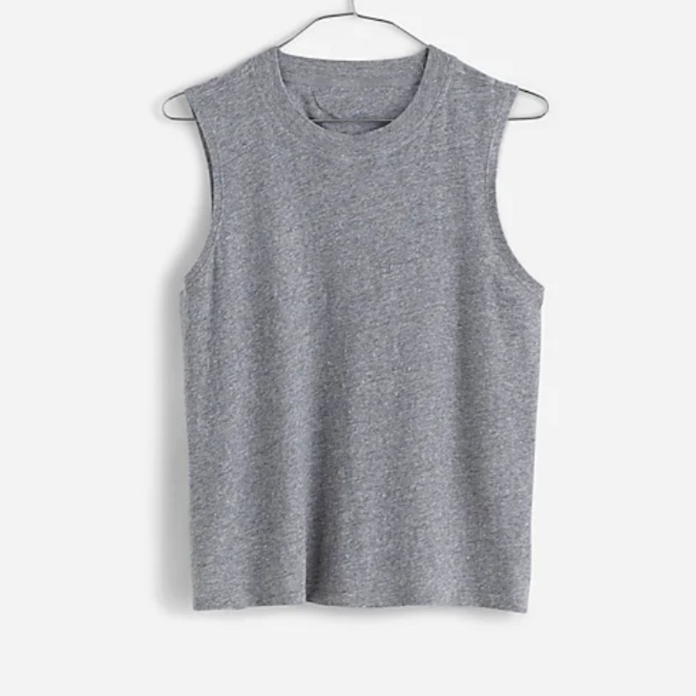 Madewell Muscle Tank in Heather Grey Sz L